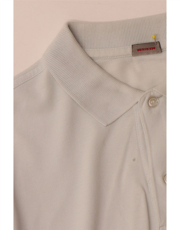 Polo Kappa Uomo Cotone Medio Bianco