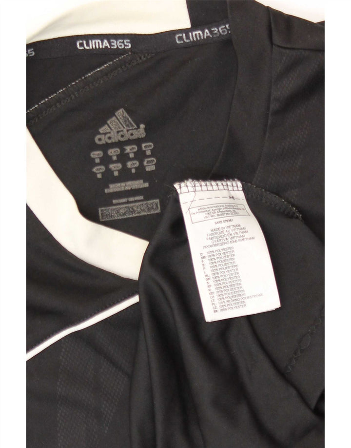 Canottiera grafica Adidas F50 da uomo, poliestere geometrico nero medio