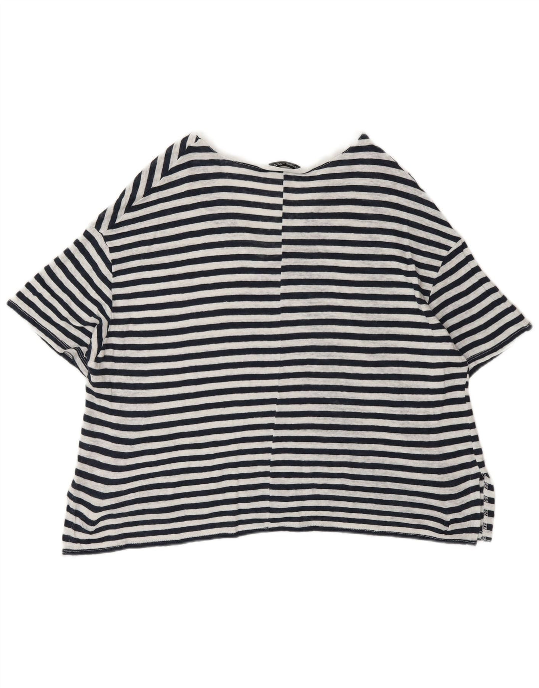 T-shirt oversize da donna Zara UK 14 gessata media nera