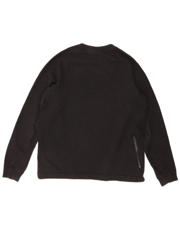 Felpa Nike Uomo Maglia Media Cotone Nero