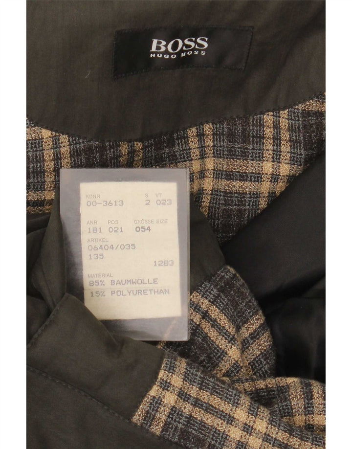 Cappotto da uomo Hugo Boss EU 54 2XL cotone kaki