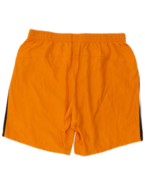 Pantaloncini sportivi grafici da uomo Umbro XL arancione Colourblock in poliestere