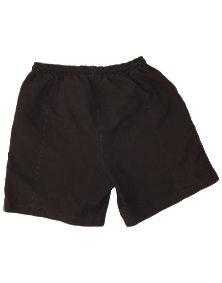 Pantaloncini da bagno Reebok da uomo medio nero in poliestere