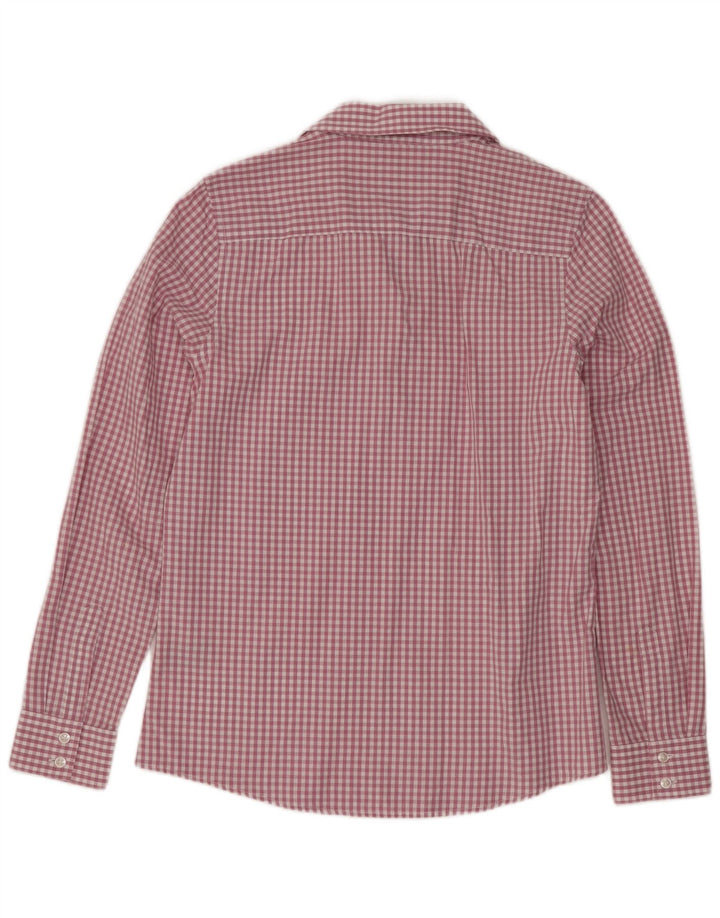 Crew Clothing Camicia pullover da donna dalla vestibilità classica UK 10 Piccolo percalle viola