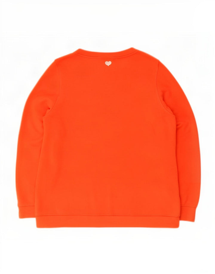 Felpa da donna Oasis UK 16 Large Orange Viscosa