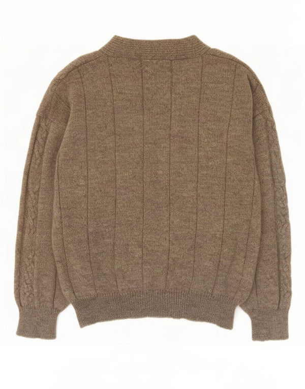 Maglione maglione con scollo a V da uomo Cacharel Grigio medio