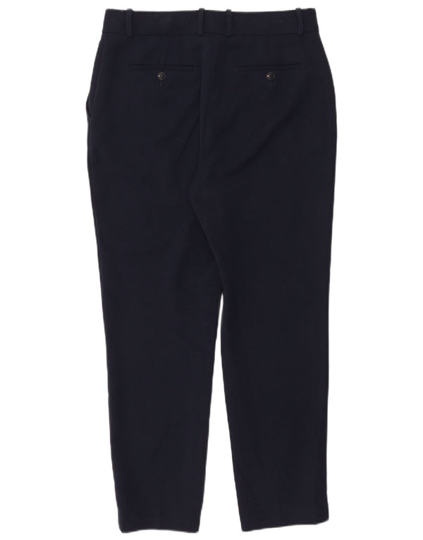 Pantaloni chino slim da donna Reiss UK 12 Medium W32 L27 Poliestere blu navy