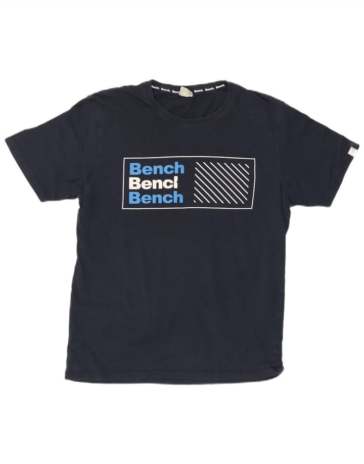 T-shirt grafica da uomo Bench Top XL Blu navy
