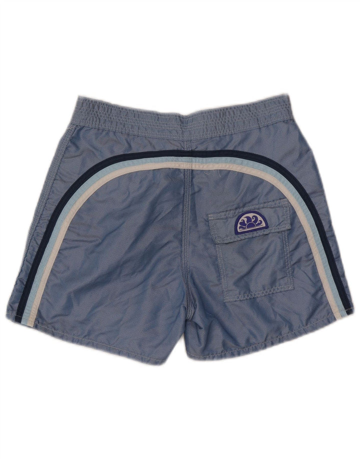 Pantaloncini da bagno da uomo Sundek piccoli in nylon blu