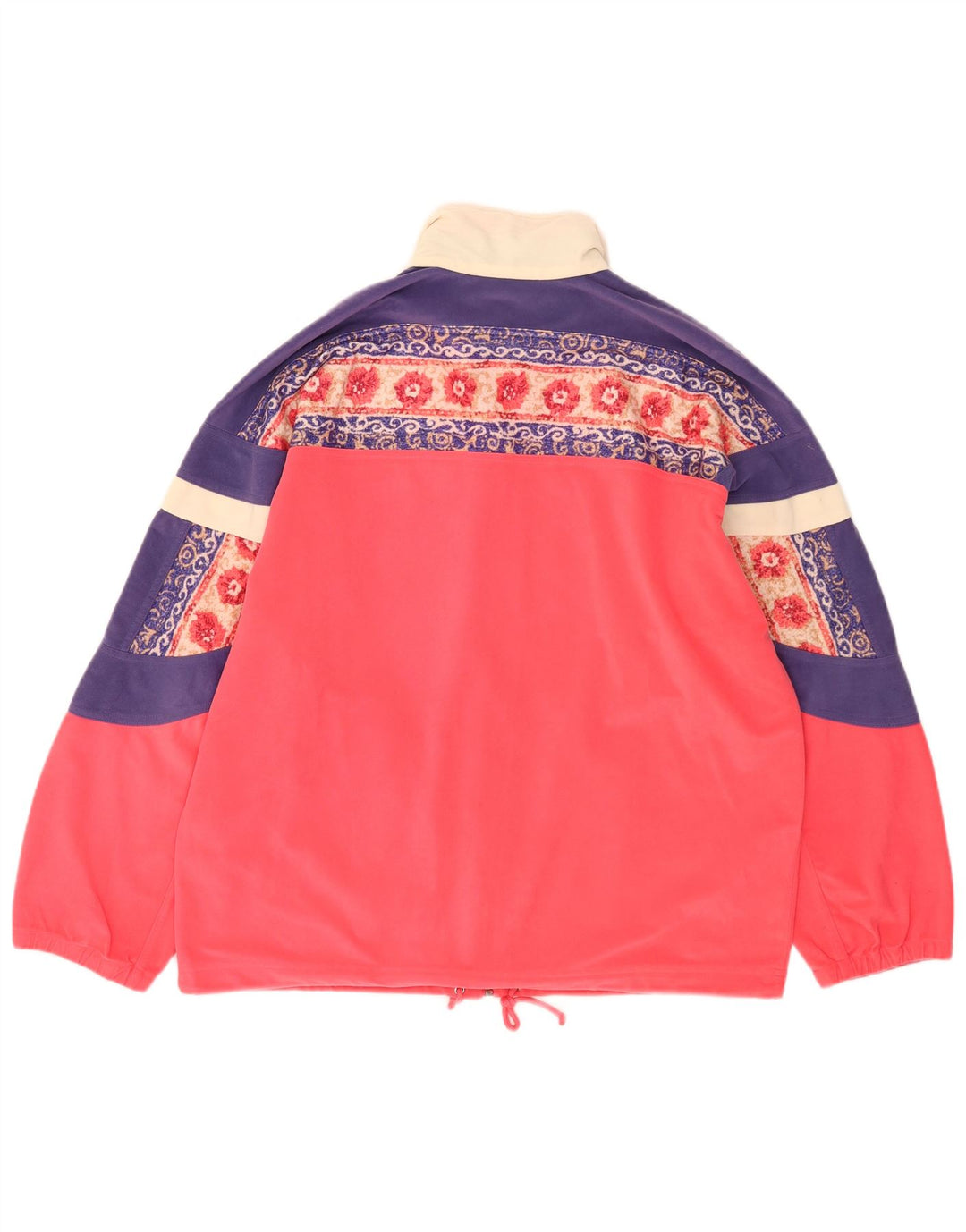 Giacca da tuta oversize da donna Diadora UK 14 Medium Pink Floral