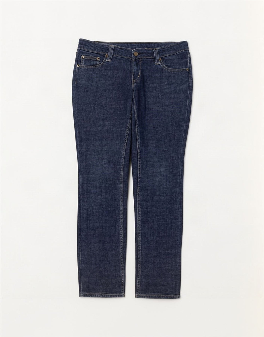 Jeans dritti slim Norma da donna Lee W29 L28 cotone blu navy
