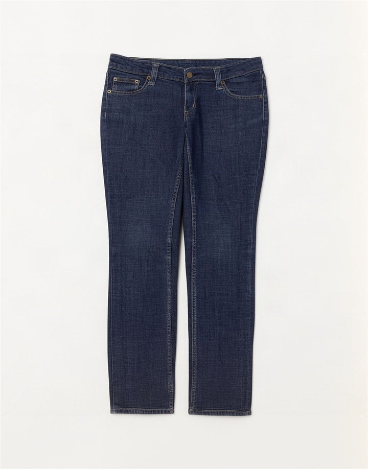 Jeans dritti slim Norma da donna Lee W29 L28 cotone blu navy