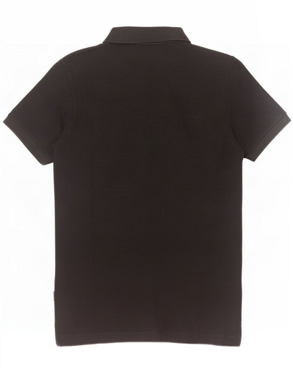 Polo da uomo Superdry in cotone nero medio