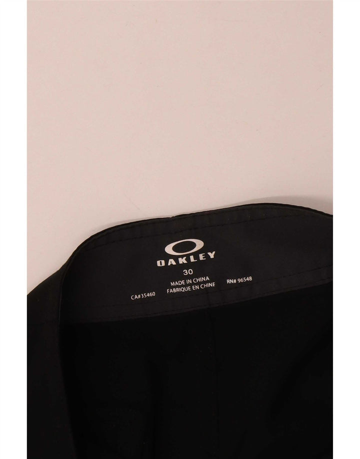 Pantaloncini da bagno grafici da uomo Oakley medi neri
