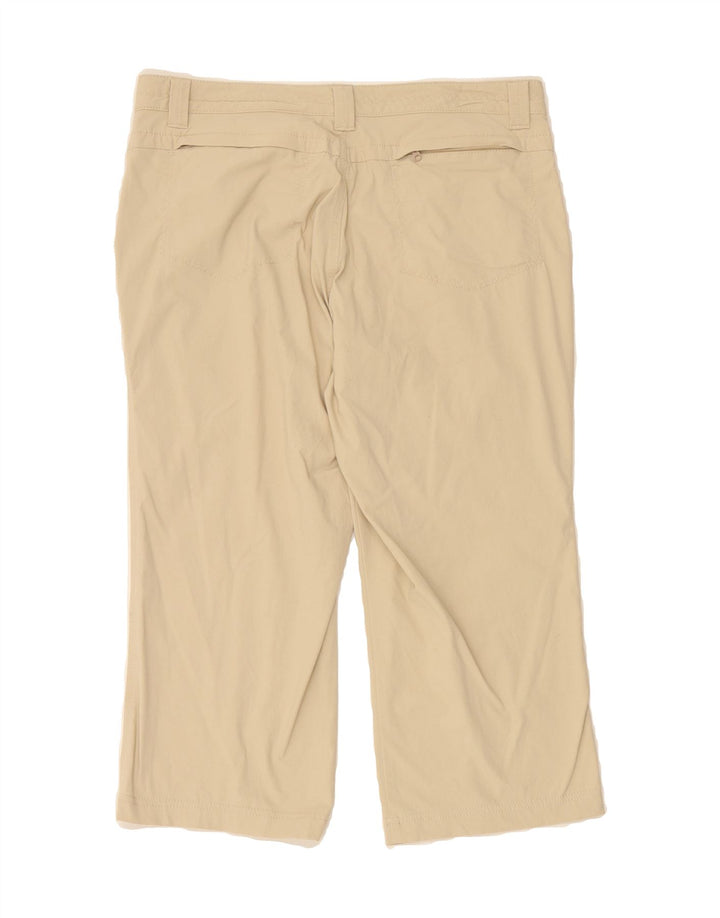 EDDIE BAUER Womens Straight Cargo Capri Trousers US 4 Small W32 L20 Beige Vintage Eddie Bauer and Second-Hand Eddie Bauer from Messina Hembry 