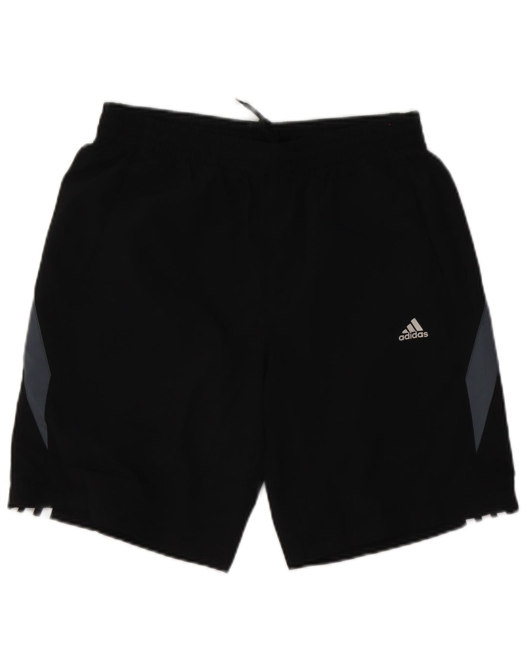 Pantaloncini sportivi Adidas Climalite da uomo piccoli in poliestere color block nero