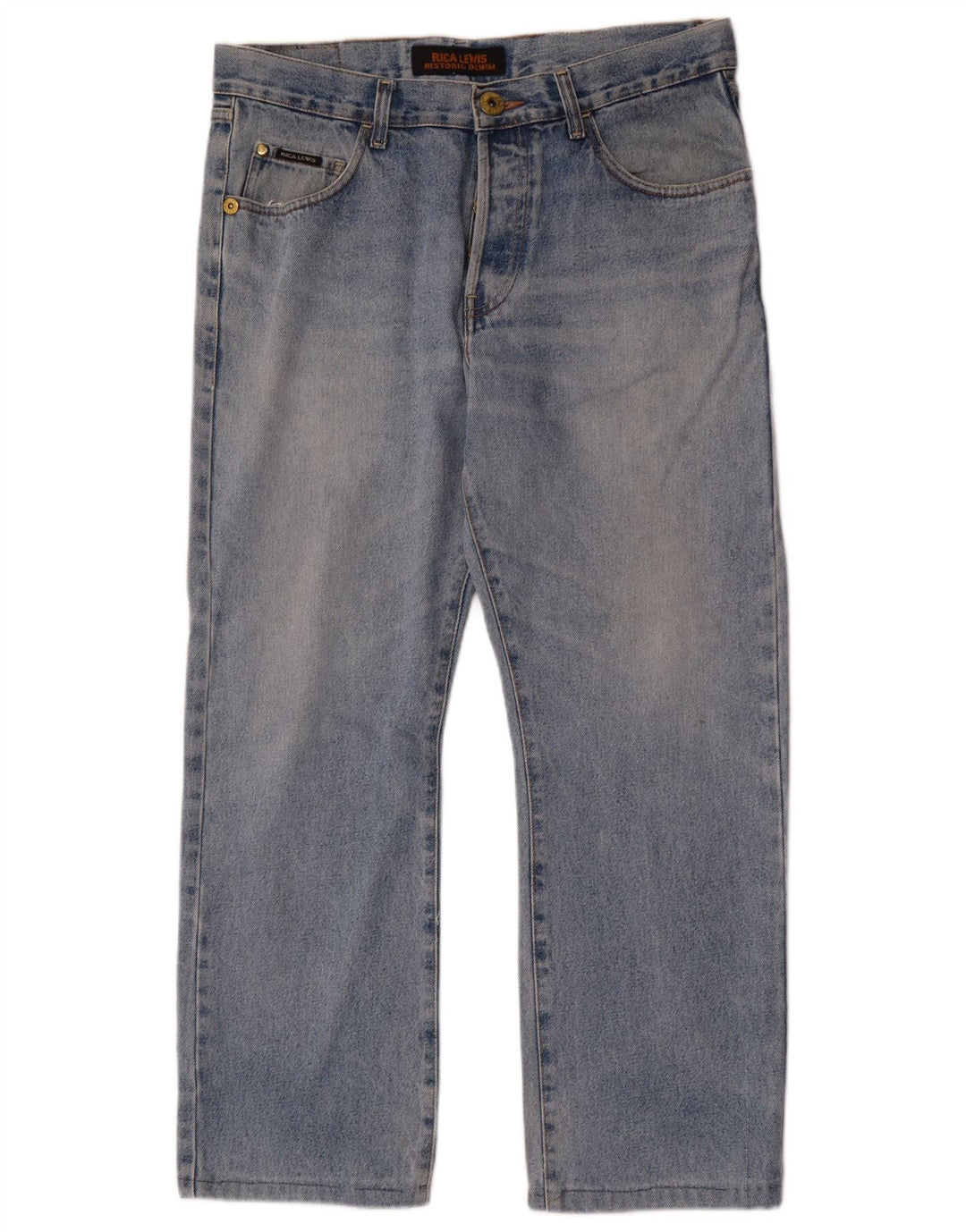 Jeans dritti da uomo Rica Lewis W33 L28 Blu