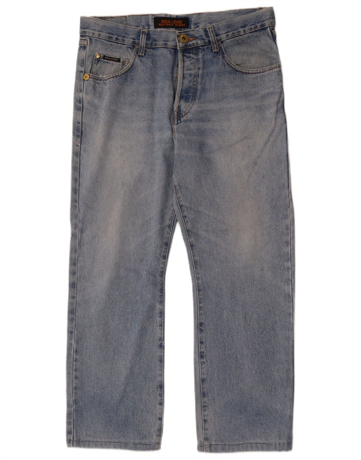 Jeans dritti da uomo Rica Lewis W33 L28 Blu