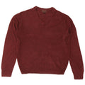 Maglione da uomo con scollo a V Dockers grande acrilico bordeaux