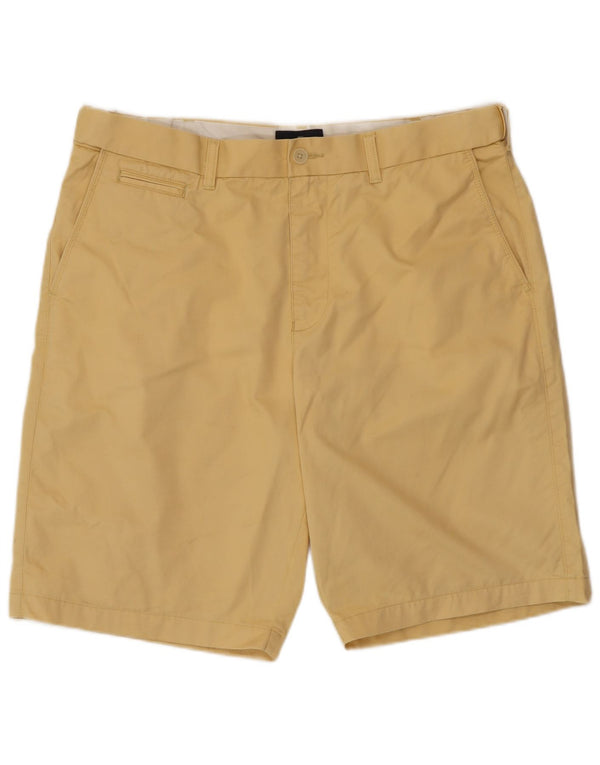 Pantaloncini chino da uomo Marks & Spencer W36 grandi in cotone giallo