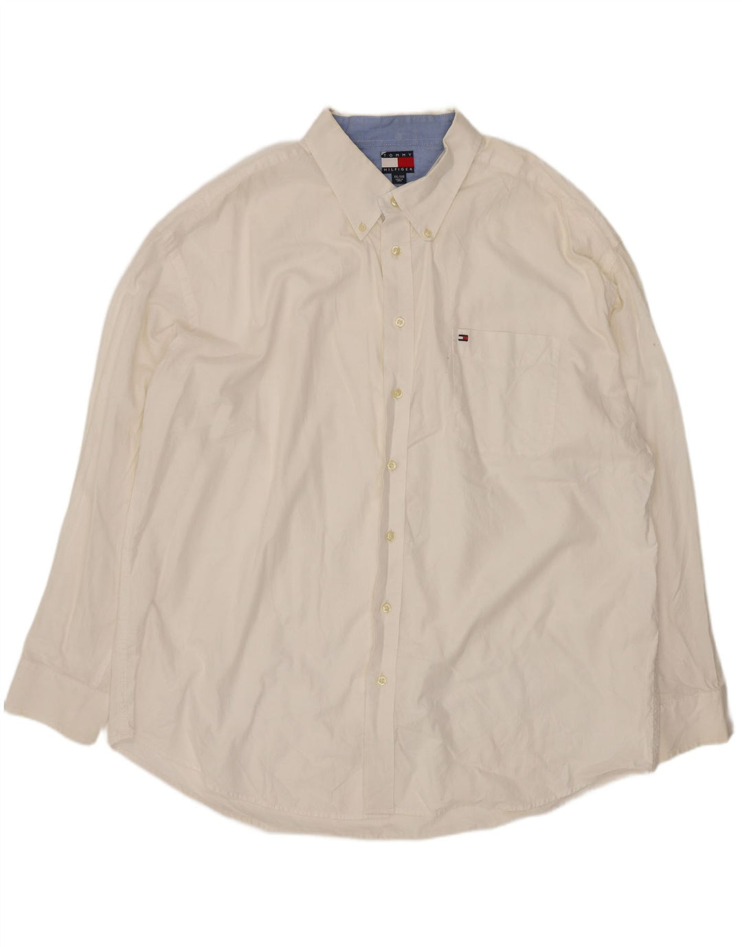 Camicia da uomo Tommy Hilfiger 2XL cotone bianco