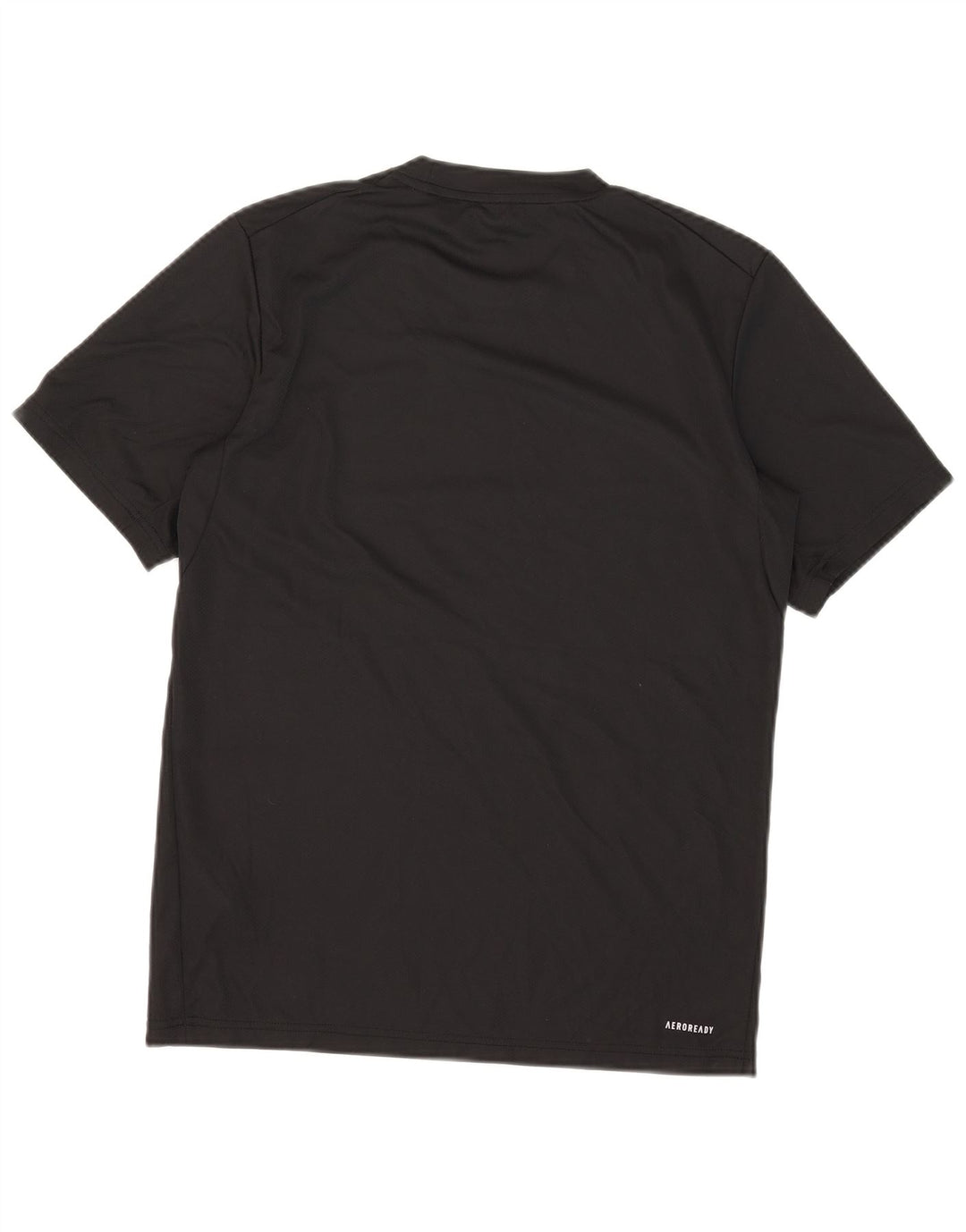 T-shirt Adidas Aeroready da uomo piccola piccola in poliestere nero