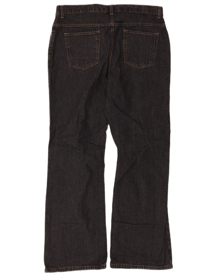 Jeans Bootcut da donna Marks & Spencer UK 16 Large W34 L30 Cotone nero