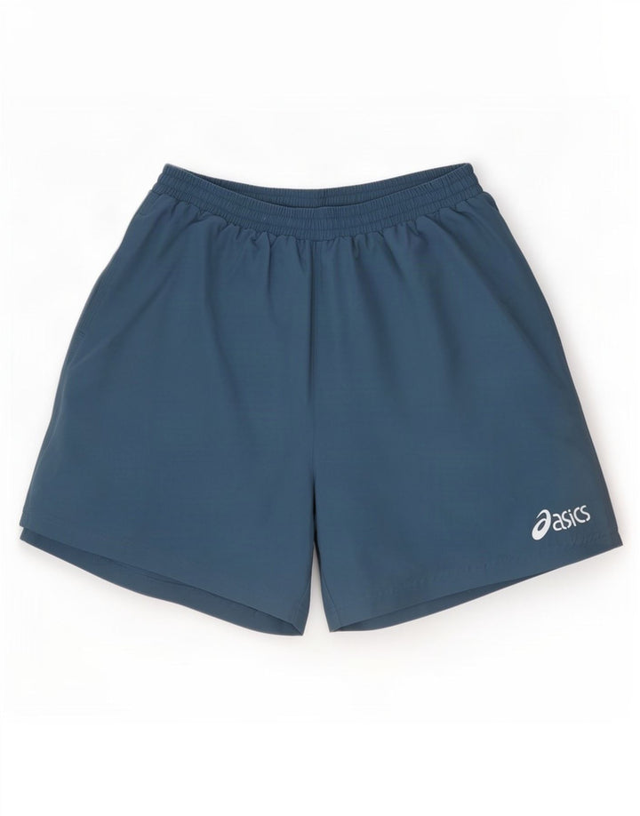 Pantaloncini sportivi da uomo Asics piccoli blu in poliestere