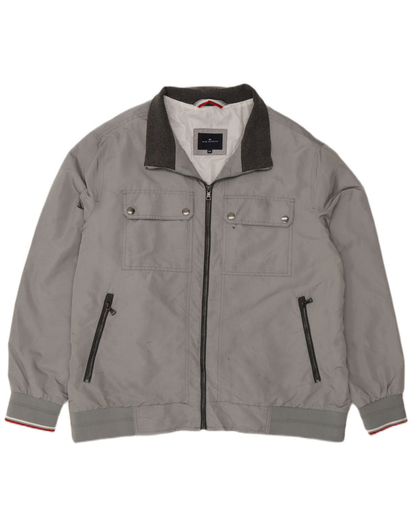 Giubbotto bomber da uomo Marks & Spencer blu Harbour 3XL poliestere grigio