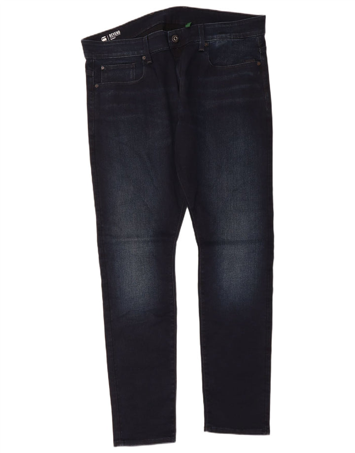 Jeans skinny Revend da uomo G-Star W38 L32 cotone blu navy