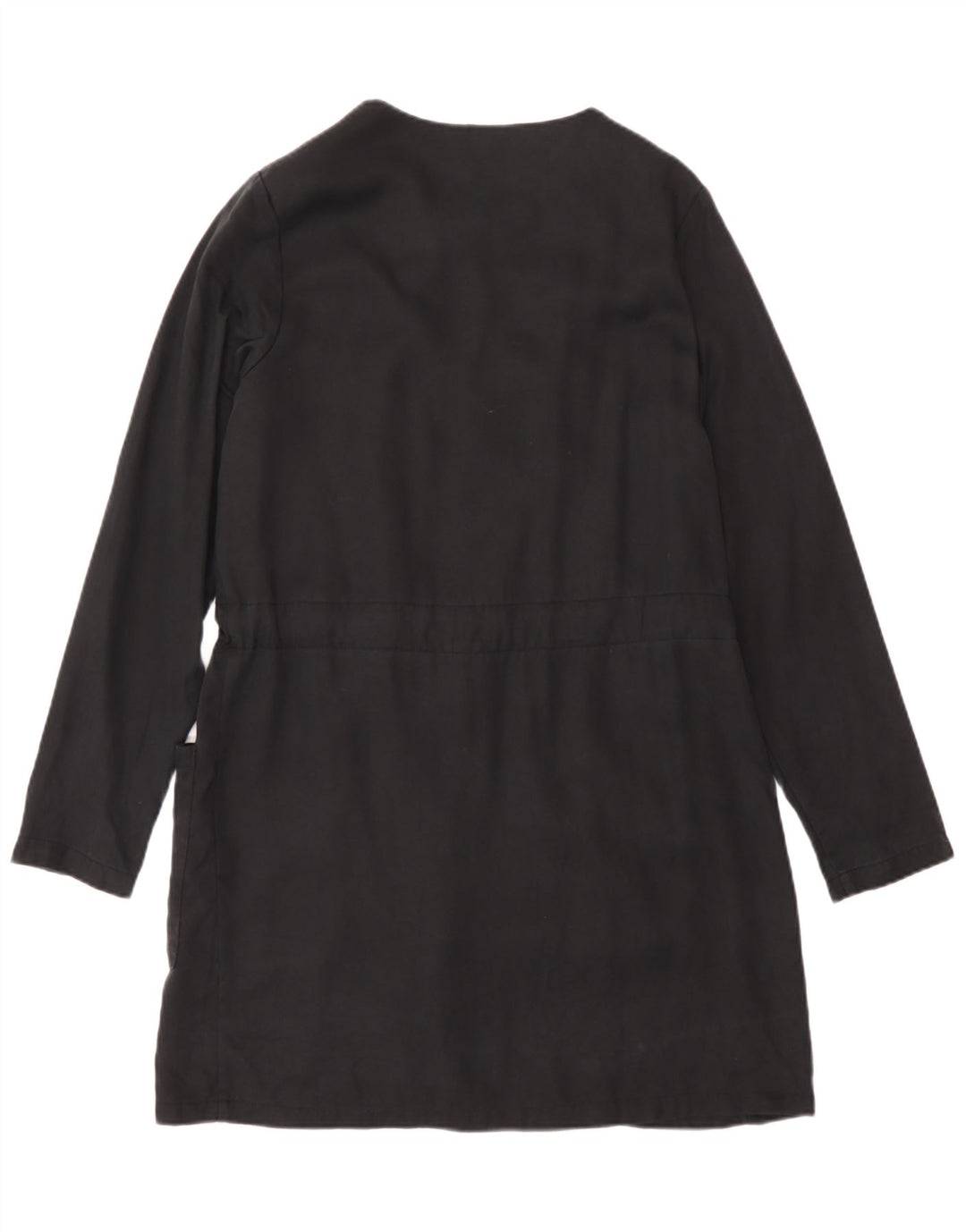 Giacca blazer con zip intera da donna Zara UK 6 XS Lyocell nero