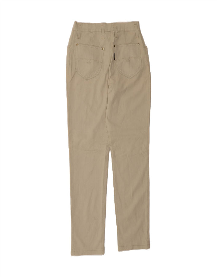 CAPPOPERA Womens Slim Casual Trousers IT 44 Medium W28 L32 Beige Cotton Vintage Cappopera and Second-Hand Cappopera from Messina Hembry 