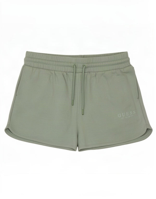 Guess Pantaloncini sportivi da donna UK 16 Large Turchese Cotone