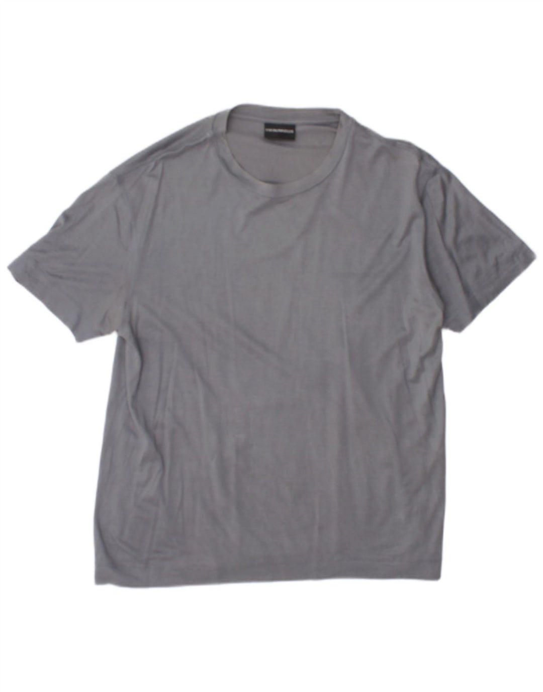 T-shirt da uomo Emporio Armani Top Large in Lyocell grigio