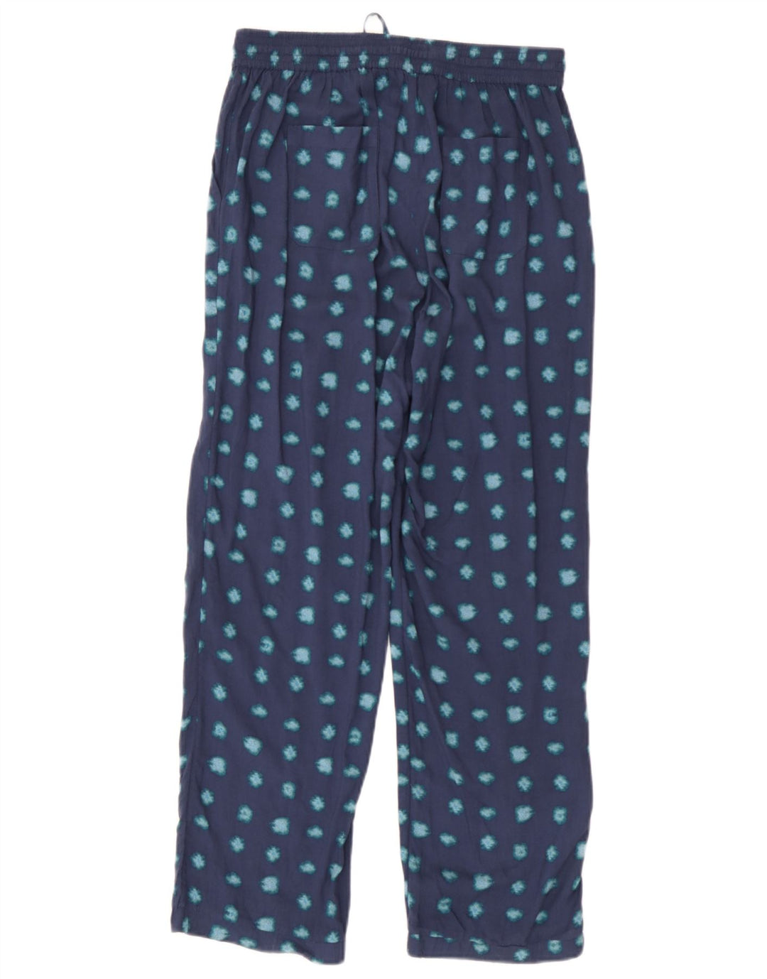 Pantaloni da donna con motivo astratto Fat Face UK 10 Small W30 L27 Blu