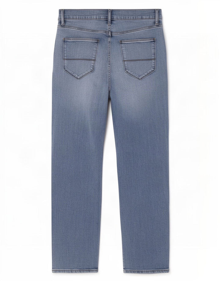 Jeans dritti da uomo Marks & Spencer W32 L31 cotone blu