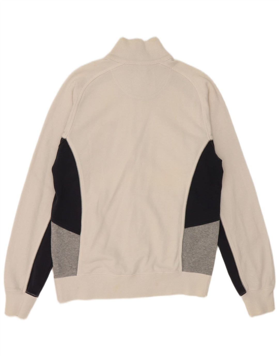Giacca da tuta da uomo Champion in cotone color block bianco medio