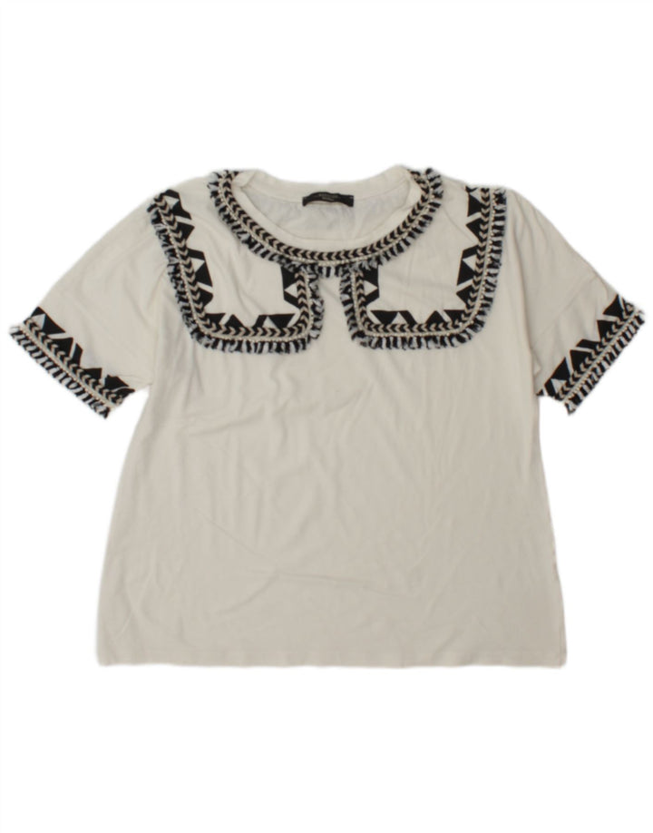 T-shirt da donna Max Mara Top UK 12 Medium White