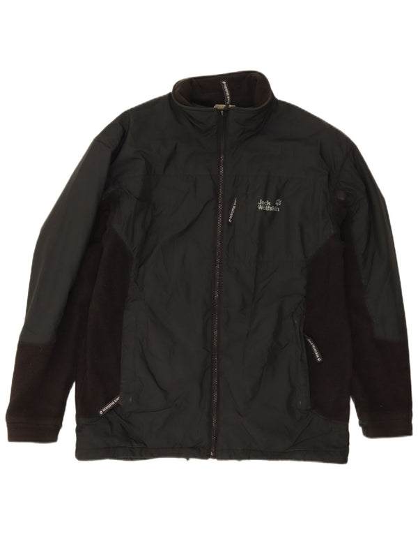 Giacca a vento da uomo Jack Wolfskin UK 44/46 XL Black Colourblock