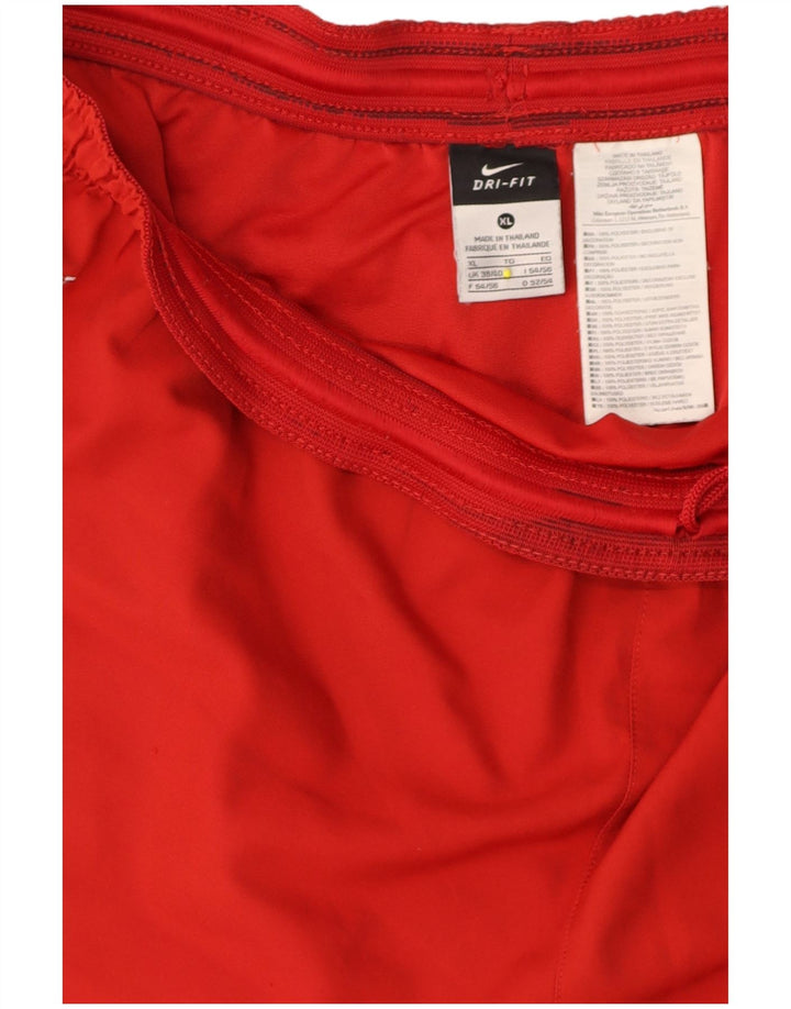 NIKE Mens Dri Fit Sport Shorts XL  Red Polyester