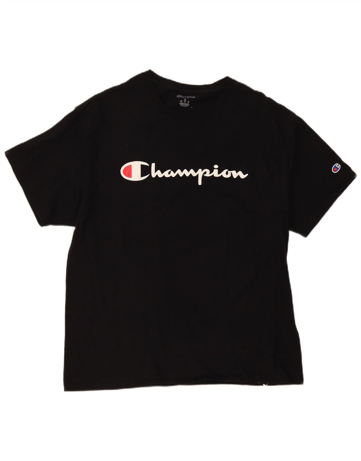 T-shirt grafica da uomo Champion Top XL Nera