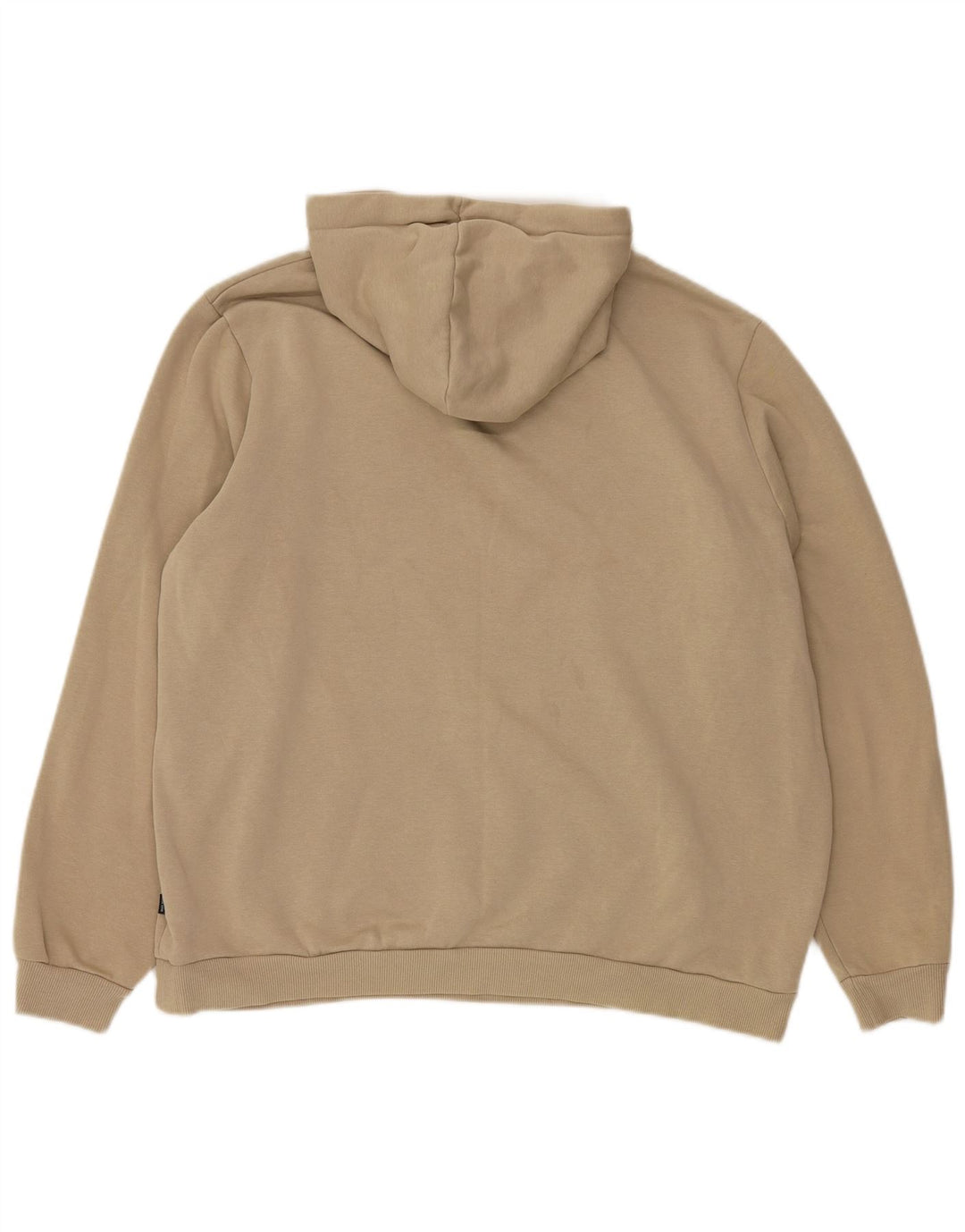 Felpa con cappuccio grafica PUMA da uomo XL in cotone beige
