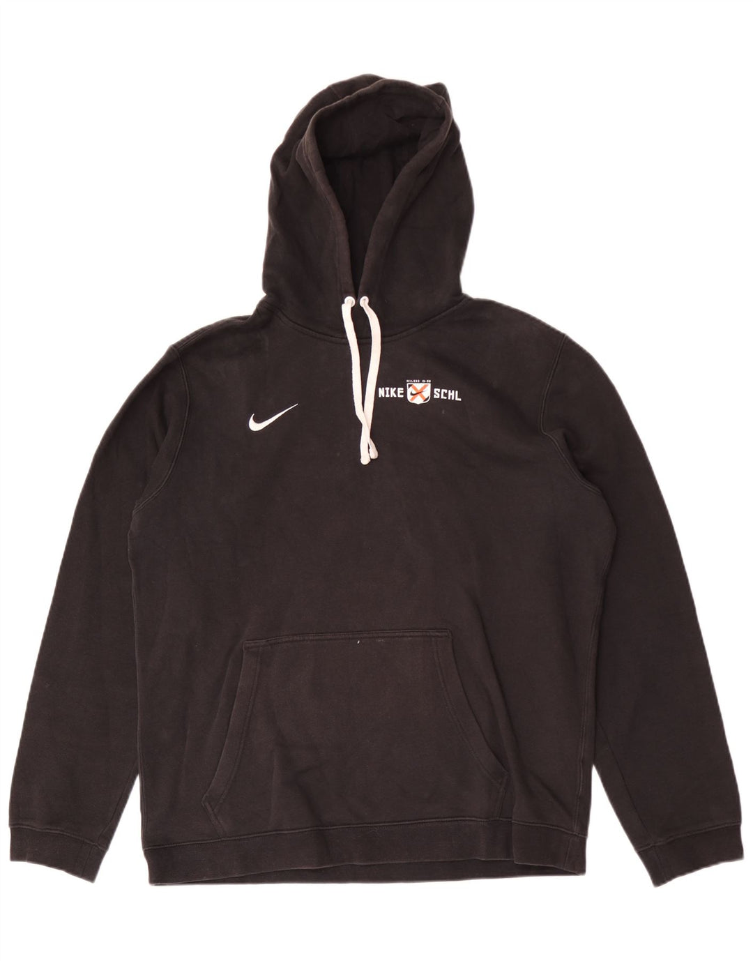 Felpa con cappuccio grafica Nike da uomo grande in cotone nero