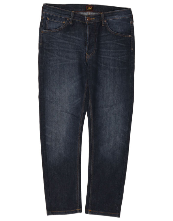 Lee Mens Daren Slim Jeans W31 L27 Navy Blue Cotton