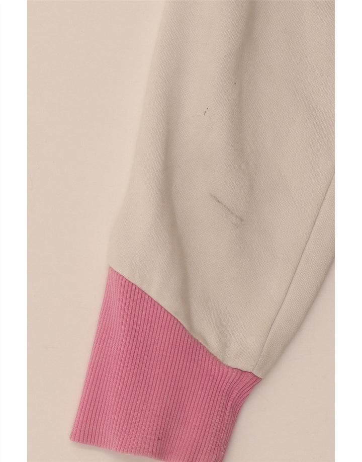 Giacca da tuta grafica da donna Puma UK 12 Medium White Colourblock