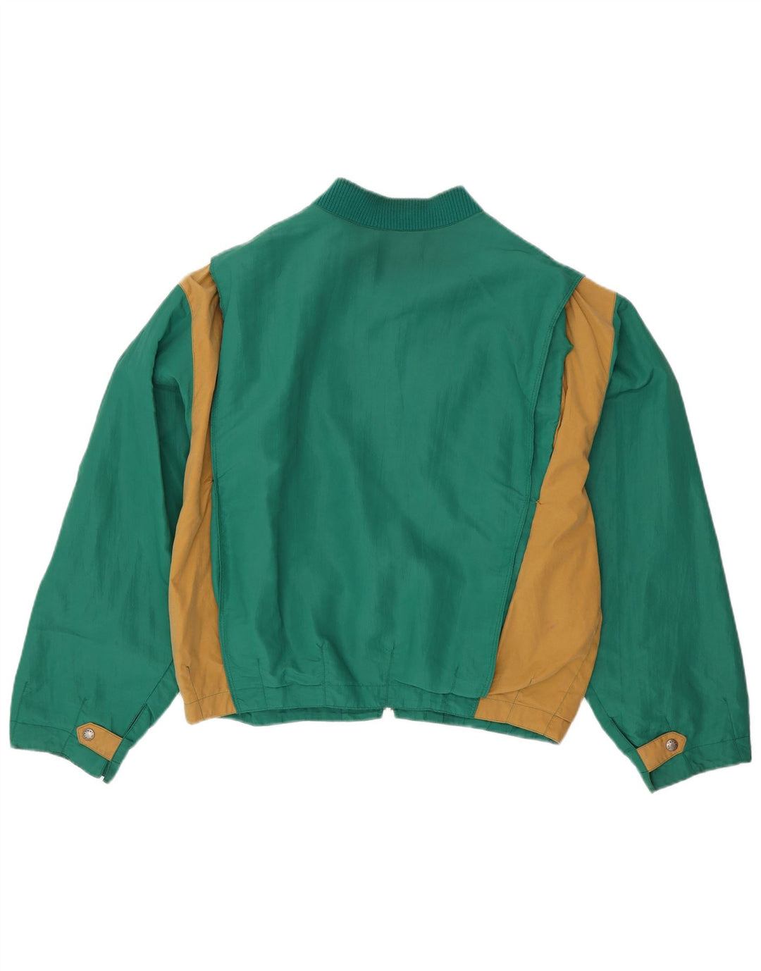 NEWTON Giubbotto bomber da uomo UK 42 XL Cotone color block verde