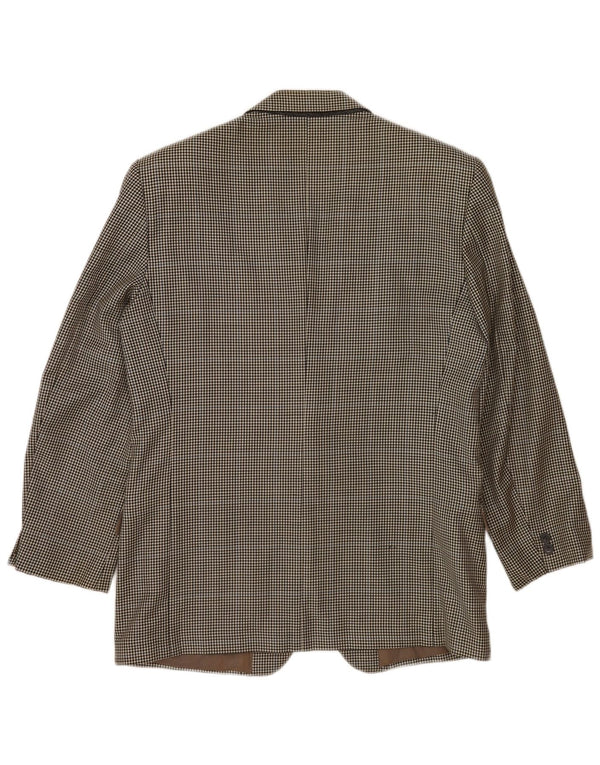 Giacca blazer da uomo a 2 bottoni Policarpo UK 38 pied de poule grigio medio