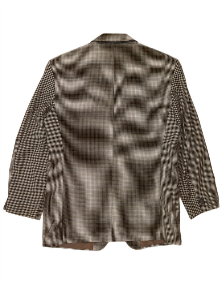 Giacca blazer da uomo a 2 bottoni Policarpo UK 38 pied de poule grigio medio