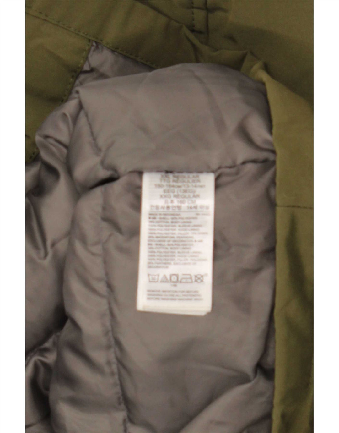 Giacca Parka con cappuccio da bambino Gap 13-14 anni Poliestere kaki