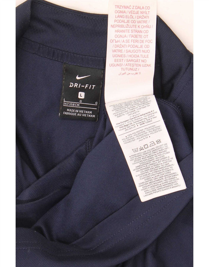 Giacca da tuta da ragazzo Nike Dri Fit Top Jacket 12-13 anni Large Blu Navy
